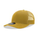 Decky 6021 6 Panel Mid Profile Structured Cotton Blend Trucker A - Gold