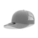 Decky 6021 6 Panel Mid Profile Structured Cotton Blend Trucker A - Grey