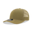 Decky 6021 6 Panel Mid Profile Structured Cotton Blend Trucker A - Khaki