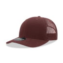 Decky 6021 6 Panel Mid Profile Structured Cotton Blend Trucker A - Maroon