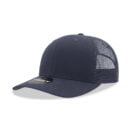 Decky 6021 6 Panel Mid Profile Structured Cotton Blend Trucker A - Navy