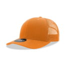 Decky 6021 6 Panel Mid Profile Structured Cotton Blend Trucker A - Orange