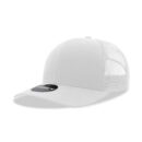 Decky 6021 6 Panel Mid Profile Structured Cotton Blend Trucker A - White