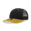 Decky 6021 6 Panel Mid Profile Structured Cotton Blend Trucker B - Gold/Black