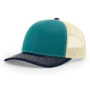 Richardson - Snapback Trucker Cap - 112 - Blue Teal/Birch/Navy