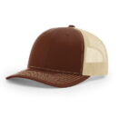 Richardson - Snapback Trucker Cap - 112 - Brown/Khaki