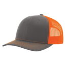 Richardson - Snapback Trucker Cap - 112 - Charcoal/Orange