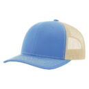 Richardson - Snapback Trucker Cap - 112 - Columbia Blue/Khaki