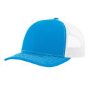 Richardson - Snapback Trucker Cap - 112 - Cyan/White