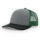 Heather Grey/Dark Green/Black