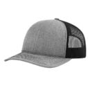 Richardson - Snapback Trucker Cap - 112 - Heather Gray/Black