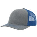 Richardson - Snapback Trucker Cap - 112 - Heather/Royal