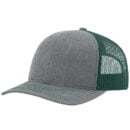 Richardson - Snapback Trucker Cap - 112 - Heather Gray/Dark Green