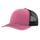 Richardson - Snapback Trucker Cap - 112 - Hot Pink/Black