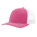 Richardson - Snapback Trucker Cap - 112 - Hot Pink/White