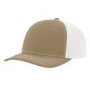 Richardson - Snapback Trucker Cap - 112 - Khaki/white