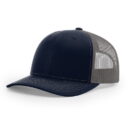 Richardson - Snapback Trucker Cap - 112 - Navy/Charcoal