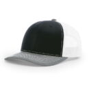 Richardson - Snapback Trucker Cap - 112 - Navy/White/Heather Gray