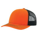 Richardson - Snapback Trucker Cap - 112 - Orange/Black