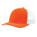 Richardson - Snapback Trucker Cap - 112 - Orange/White