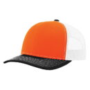 Richardson - Snapback Trucker Cap - 112 - Orange/White/Black