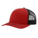 Richardson - Snapback Trucker Cap - 112 - Red/Black