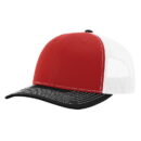 Richardson - Snapback Trucker Cap - 112 - Red/White/Black