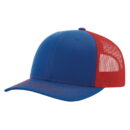 Richardson - Snapback Trucker Cap - 112 - Royal/Red