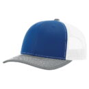 Richardson - Snapback Trucker Cap - 112 - Royal/White/Heather Gray