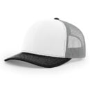 Richardson - Snapback Trucker Cap - 112 - White/Aluminum/Black