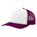 Richardson - Snapback Trucker Cap - 112 - White/Maroon